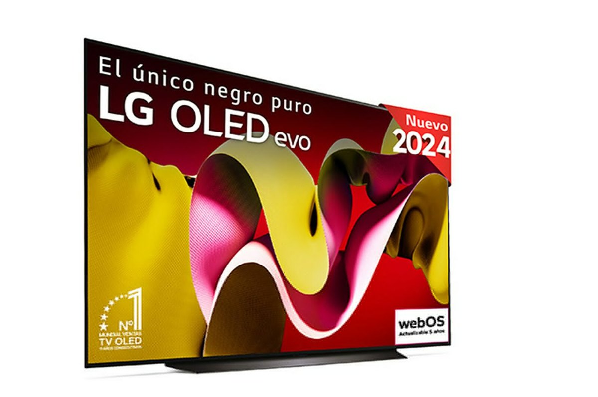 TV OLED 83" - LG OLED83C44LA, OLED 4K, Procesador Inteligente 4K α9 Gen7, Smart TV, DVB-T2 (H.265), Negro