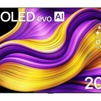 TV OLED 97" - LG OLED97G54LW, OLED 4K, Procesador Inteligente α11 AI Processor 4K Gen2, Smart TV, Gallery Design, Rocky Black