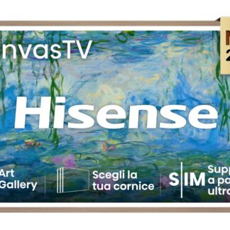 TV QLED 55" - Hisense 55S7S, UHD 4K, Canvas TV, Quad Core MT9618, Hi-Matte Display, UltraSlim, Hi-QLED, Modo Arte, Modo Juego, Gris carbón