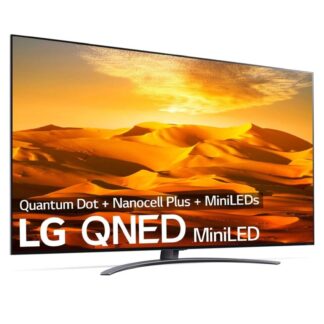 TV QNED 65" - LG 65QNED916QE, UHD 4K, Inteligente α7 Gen5 AI 4K, Smart TV, DVB-T2 (H.265), Negro