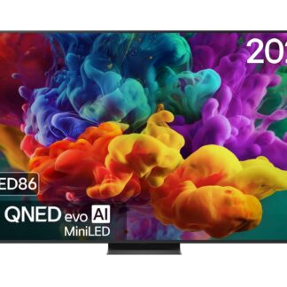 TV QNED Mini LED 86" - LG 86QNED86B6B, UHD 4K, Procesador Inteligente α8 AI Processor 4K Gen3, Smart TV, DVB-T2 (H.265), Negro