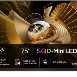 TV SQD-Mini LED 75" - TCL 75X11L, UHD 4K, SQD-Mini, Smart TV con Google TV, Diseño ultradelgado, Negro