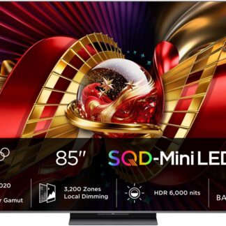 TV SQD-Mini LED 85" - TCL 85C8L, UHD 4K, MT9655, Smart TV, DVB-T2, Negro