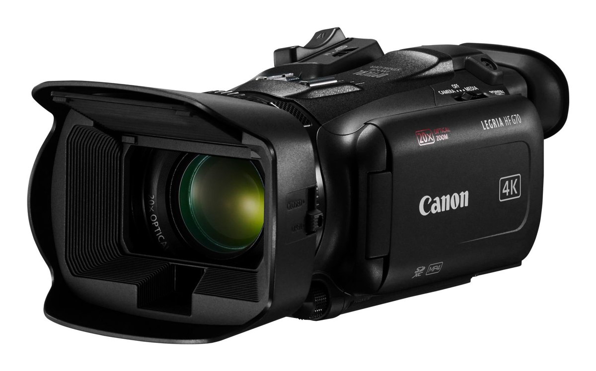 Videocámara - Canon Legria HF G70, Full-HD, 3840 x 2160, Óptico 20x, Negro